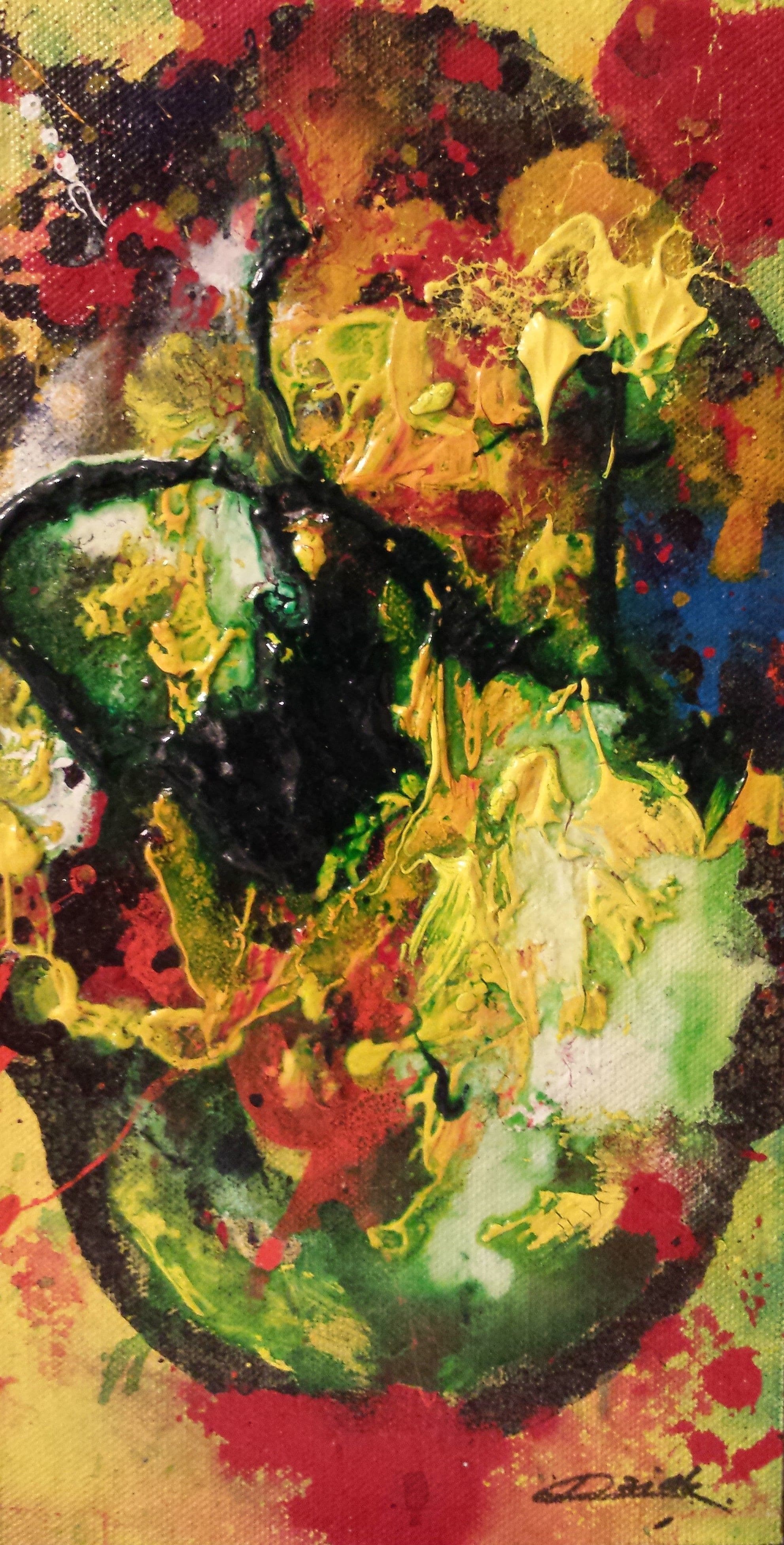 Cosmic Flowers in a Vase  